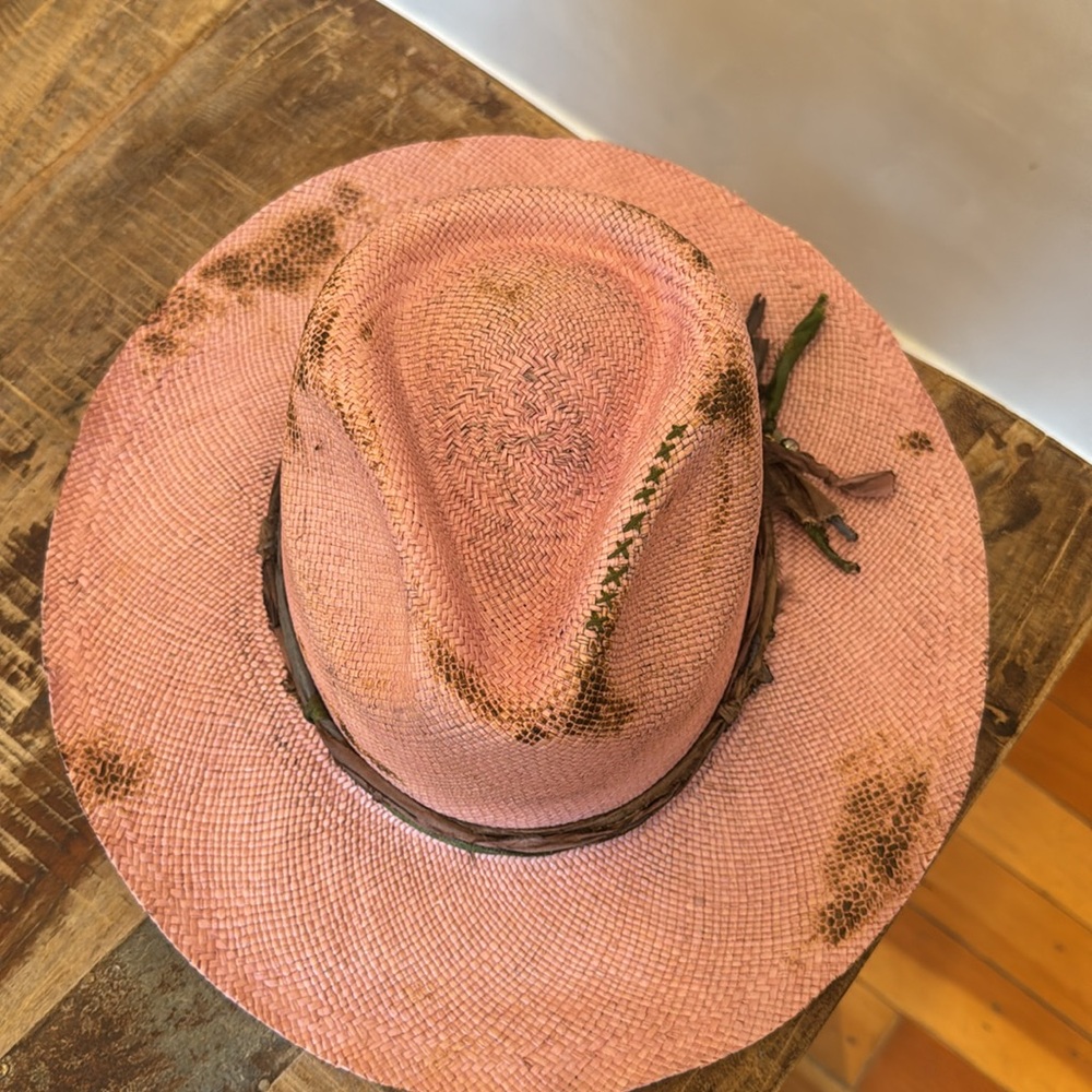 Handmade Custom 100% Toquilla Panama Straw Hat - Picture 6 of 6
